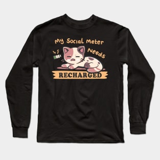 Social Meter Recharge Long Sleeve T-Shirt